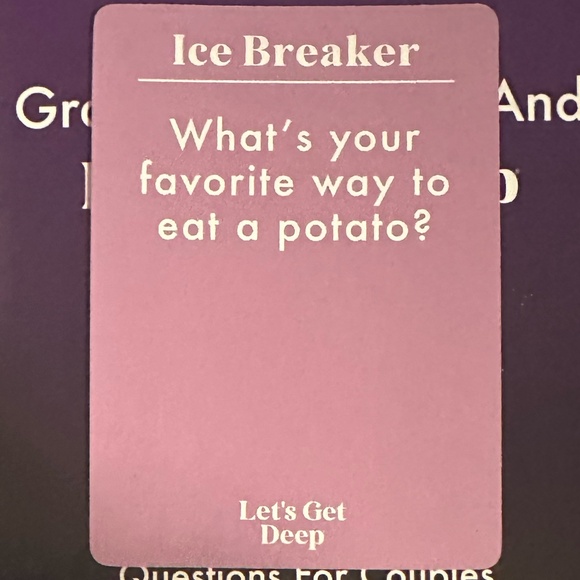 Let's Get Deep, a Relationship Card Game for Couples - Picture 6 of 6